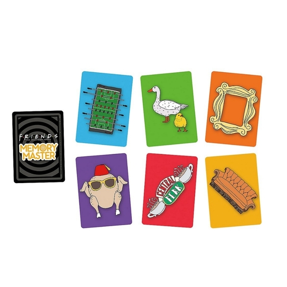 WB FRIENDS The TV Series Memory Master Card Game by Aquarius Ages 6+ Fun NWT - Picture 2 of 8